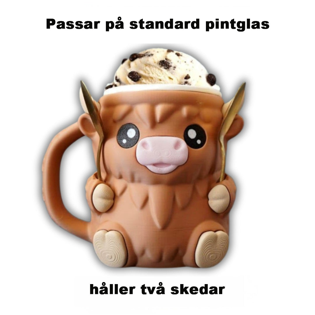 Stänkfri glasshållare (med ko-design)