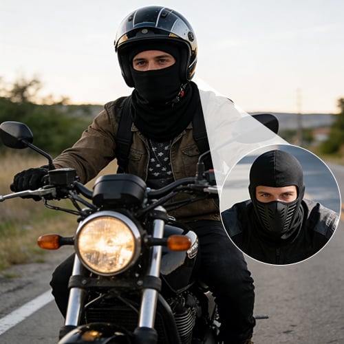 Varm balaklava och skidmask – vind- och vattentät (motorcykel / skidåkning)