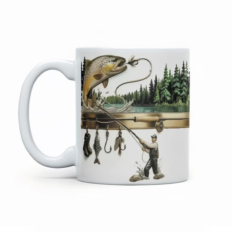Fiskarens kaffemugg - Rolig present