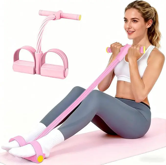 FitPedal motståndsband med fotpedaler
