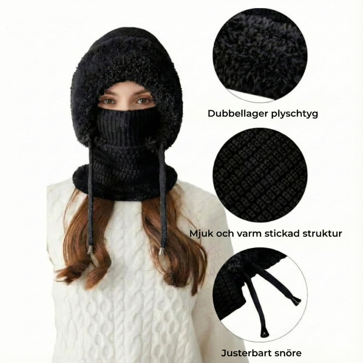 Supersoft lammulls-hoodie (dam)