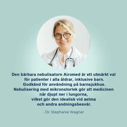 Airomed™ – Bärbar mesh-nebulisator