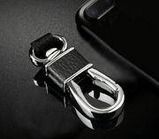 Lyxigt bilnyckelfodral i äkta läder (universell modell)