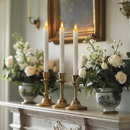 Uppladdningsbart LED-ljus med fjärrkontroll och timer för mysig atmosfär