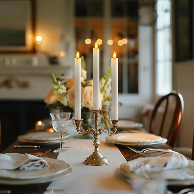 Uppladdningsbart LED-ljus med fjärrkontroll och timer för mysig atmosfär