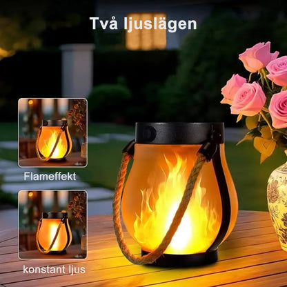 Solcellslykta med låg effekt