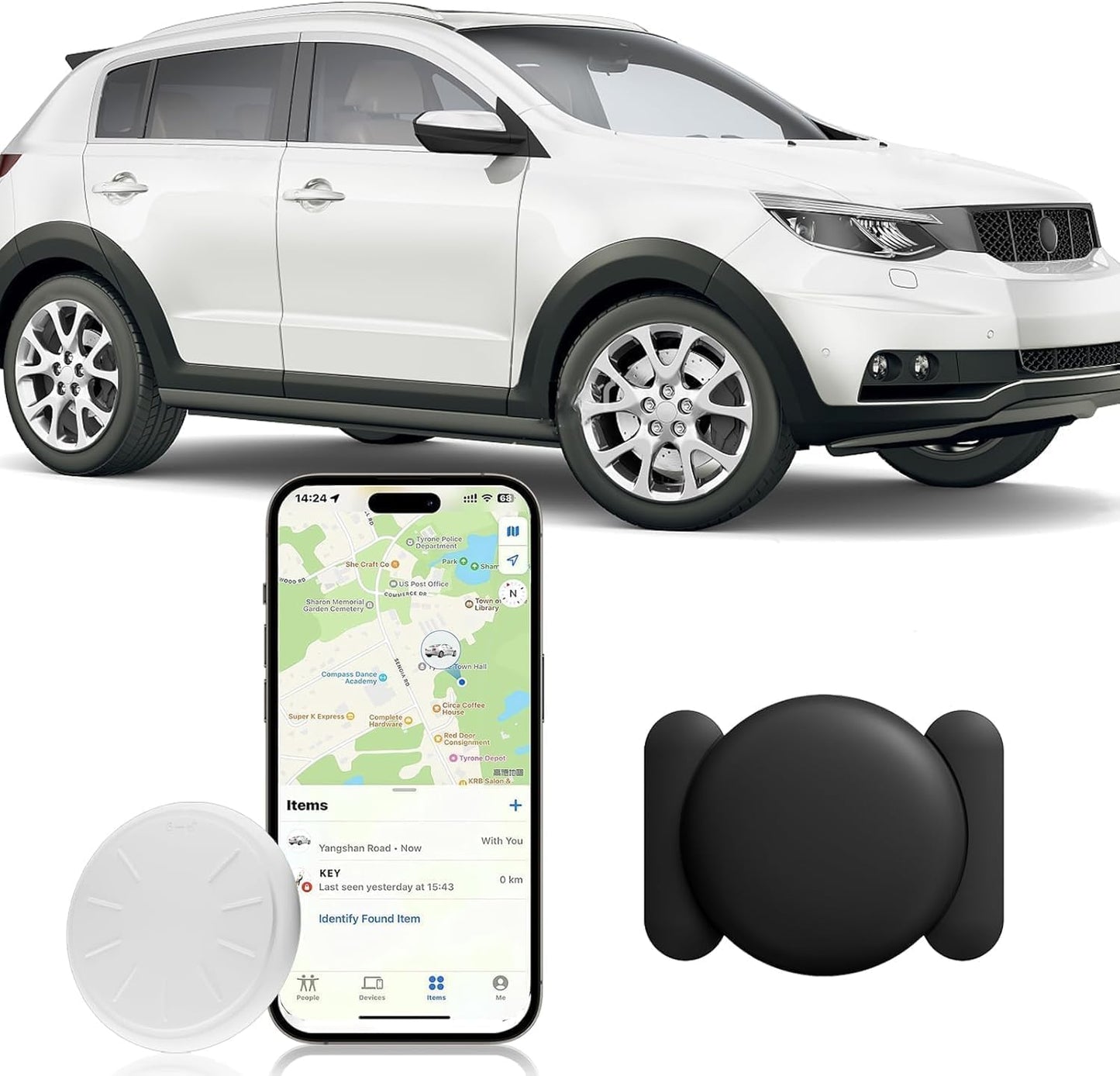 Magnetisk GPS-spårare för bil