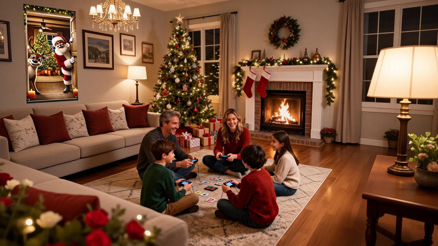 Jultomte dörrkarm dekoration