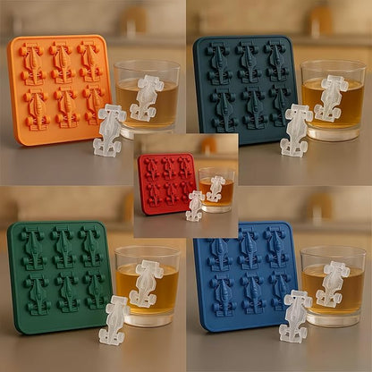 3D-iskubsform – Formel 1-racerbil (6 olika former)