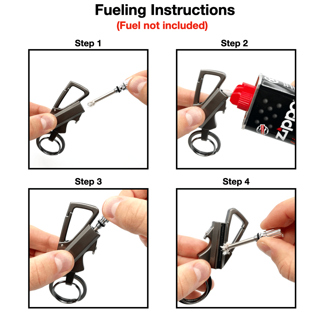 Överlevnads Tändare med nyckelring