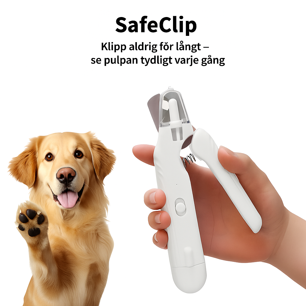 Safeclip™ ergonomisk och säker nagelklippare