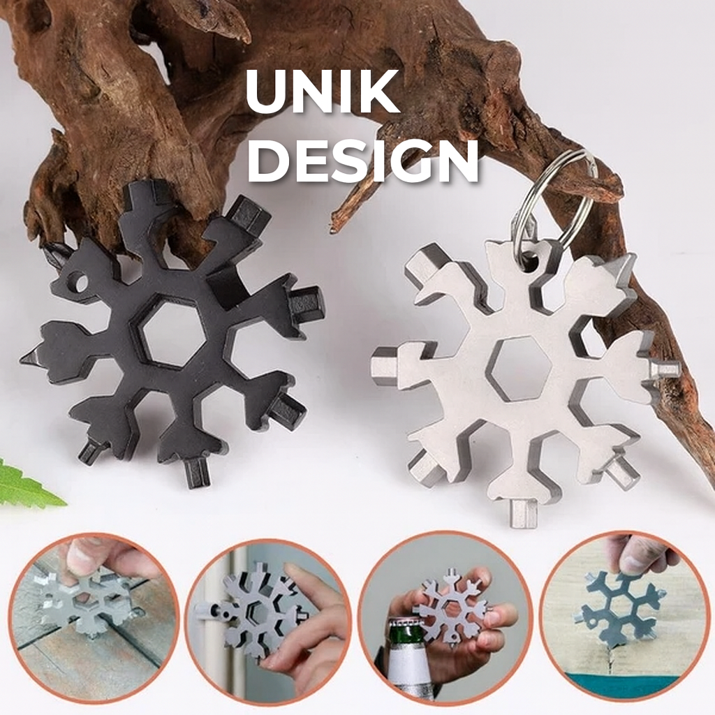 Snöflinga Multiverktyg (18-i-1)