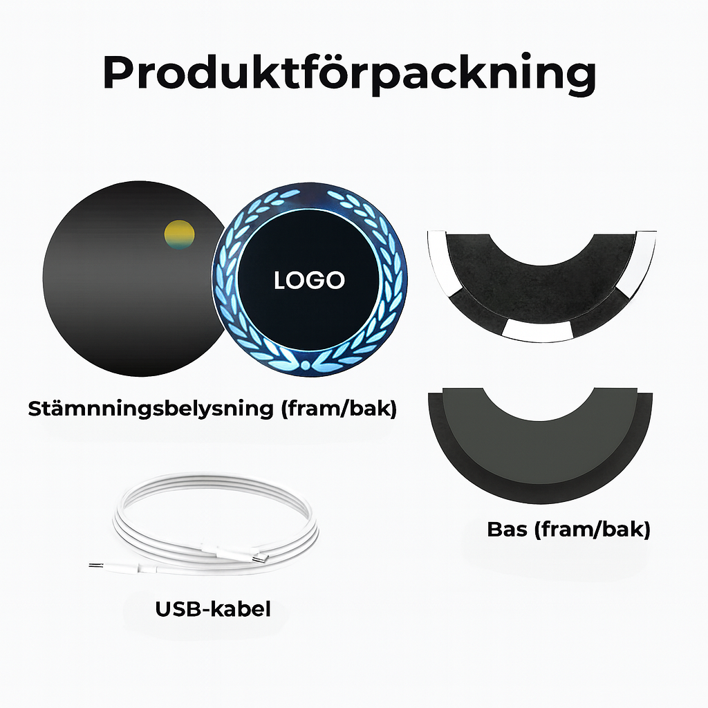 Smart RGB-nattlampa med skymningssensor