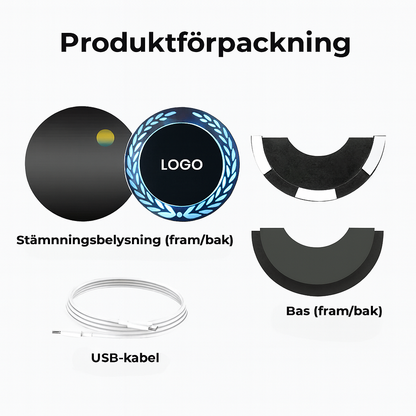 Smart RGB-nattlampa med skymningssensor