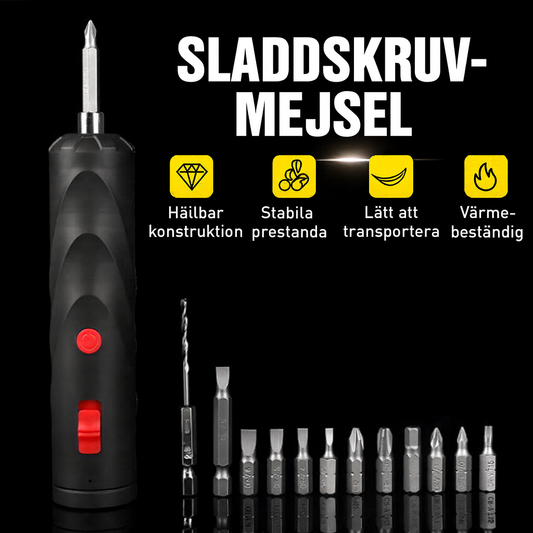 Trådlöst skruvmejselset