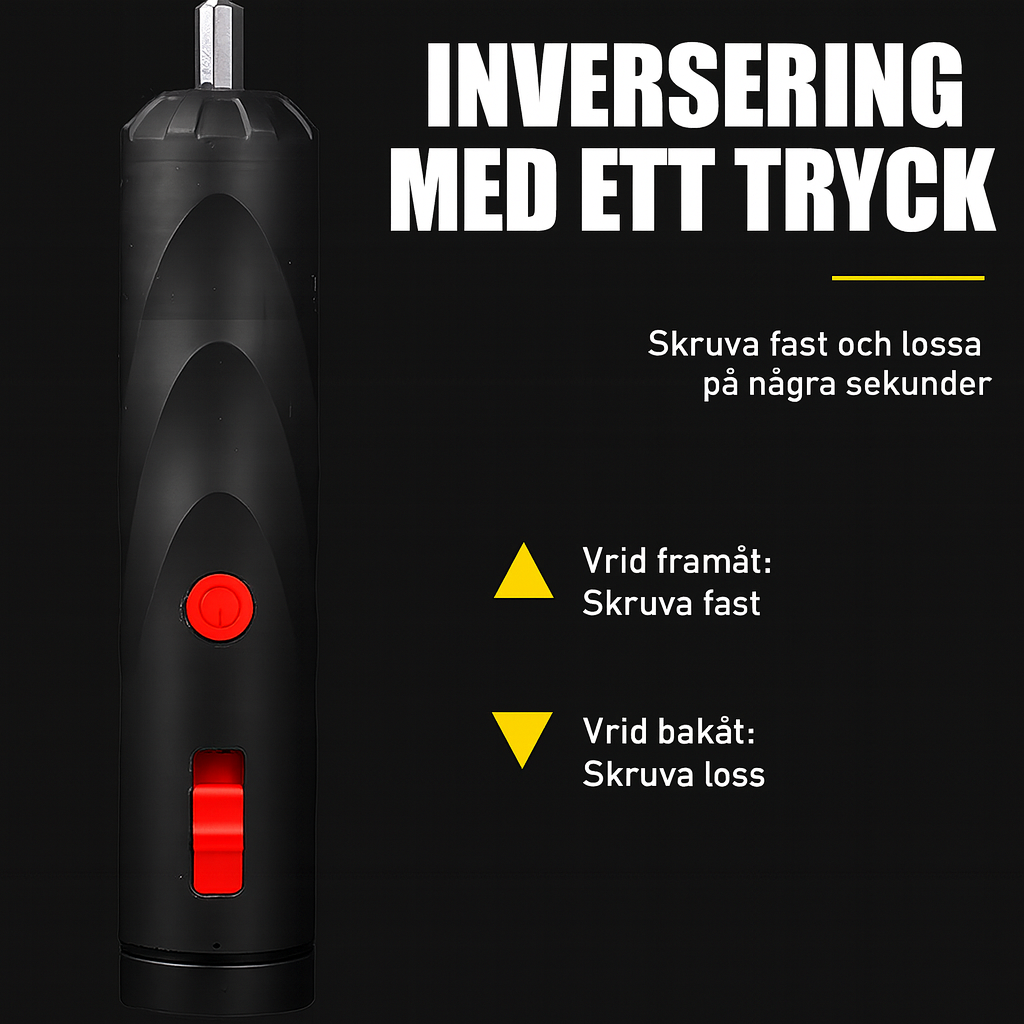 Trådlöst skruvmejselset