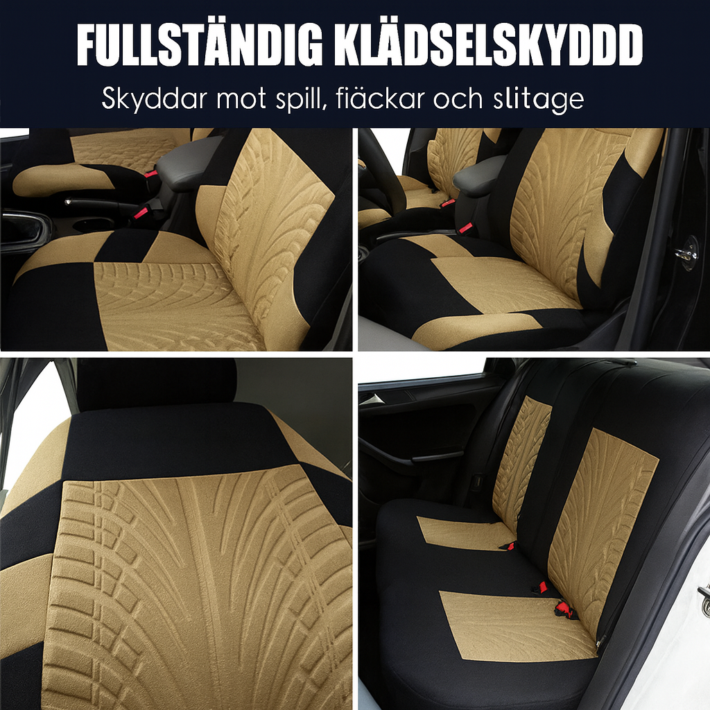 Hållbart bilsätesset (med däckmönsterdesign)