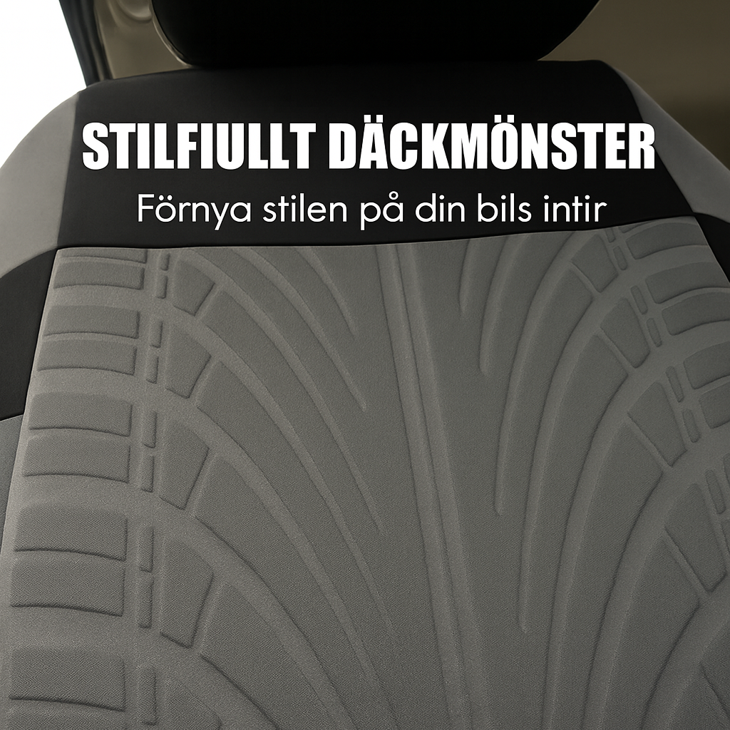 Hållbart bilsätesset (med däckmönsterdesign)