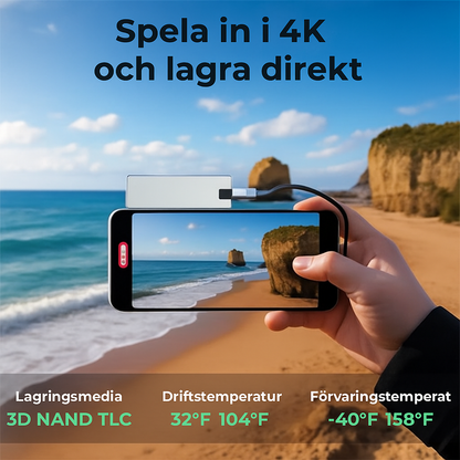 Höghastighets extern SSD (USB 3.0)