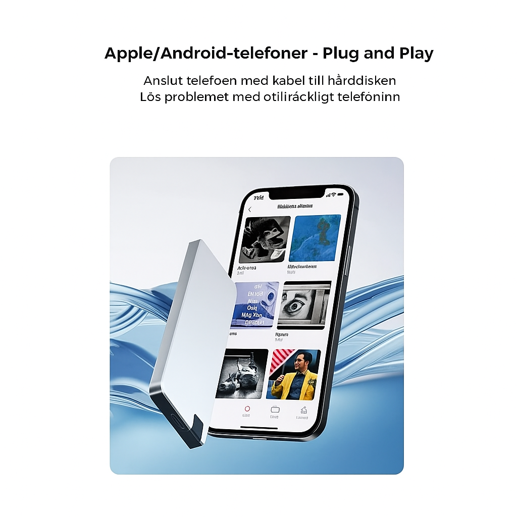 Höghastighets extern SSD (USB 3.0)