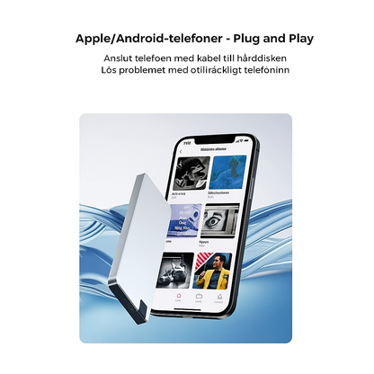 Höghastighets extern SSD (USB 3.0)