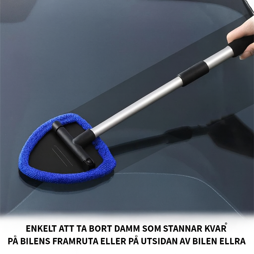 Bilrengörare för rutor – utdragbar & 180° roterbar