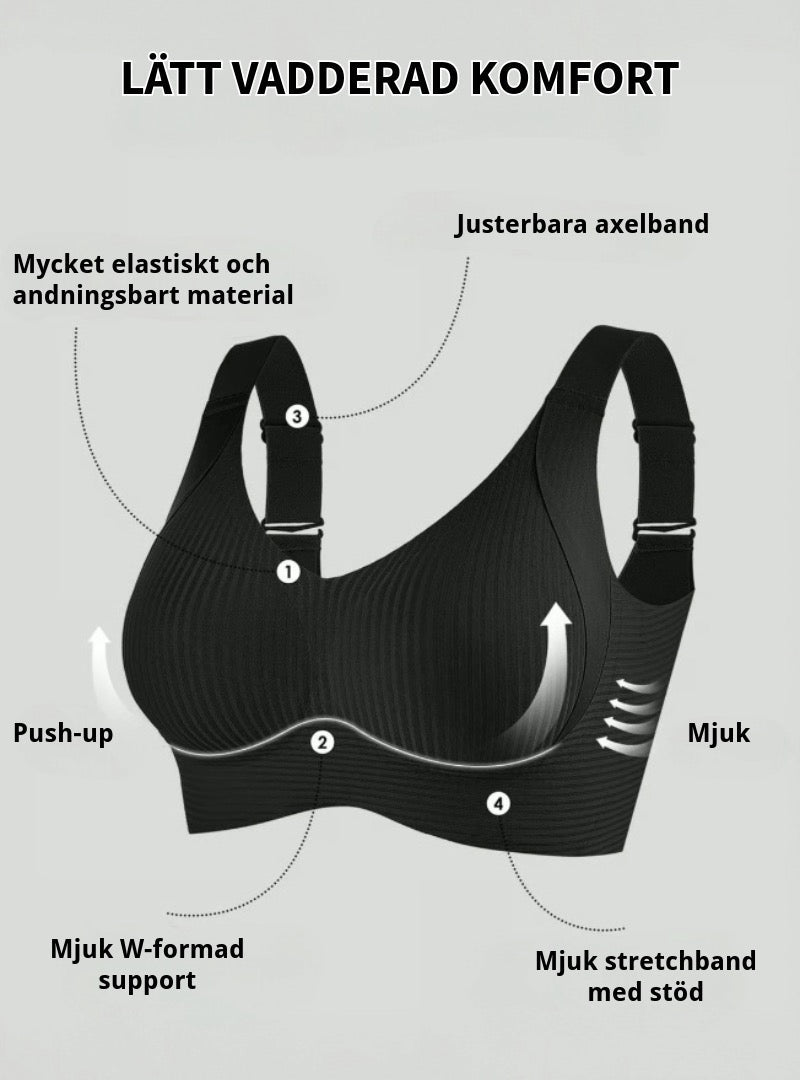 Bygellös Push-Up BH