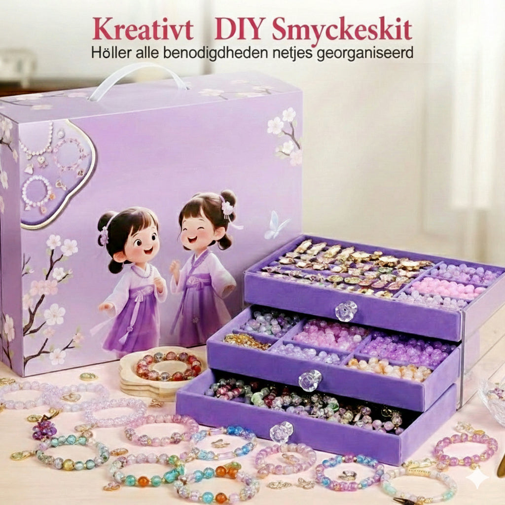 DIY vintage smyckeset för flickor