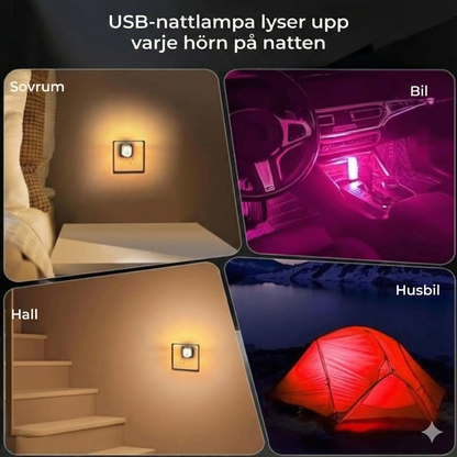 USB LED-lampa för bil