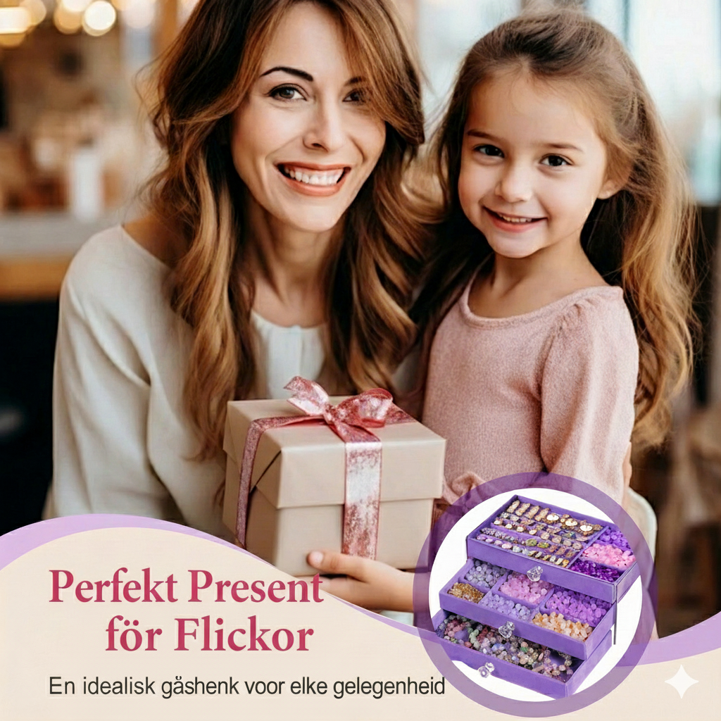 DIY vintage smyckeset för flickor