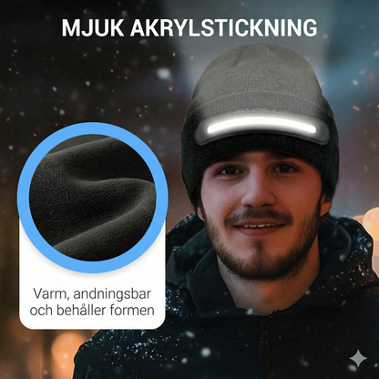 Smart mössa – med Bluetooth och LED-belysning