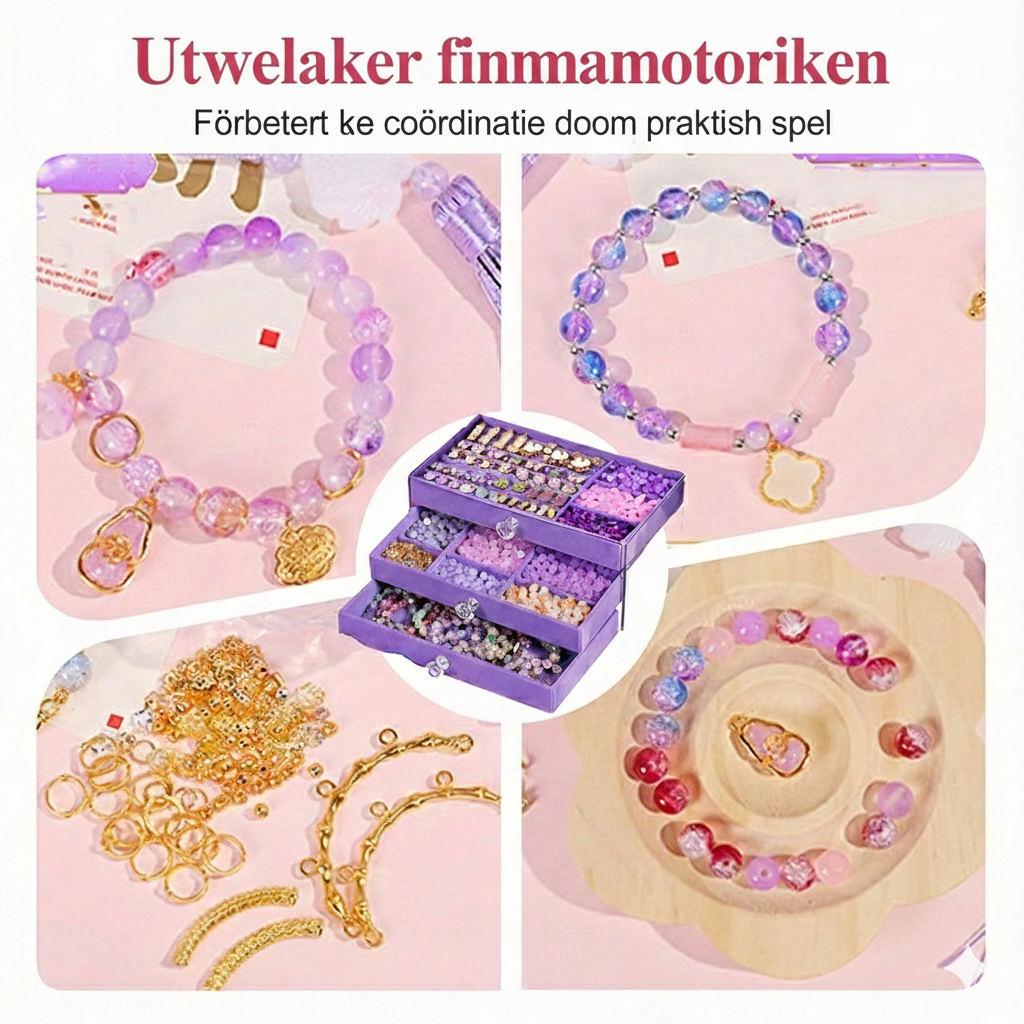 DIY vintage smyckeset för flickor