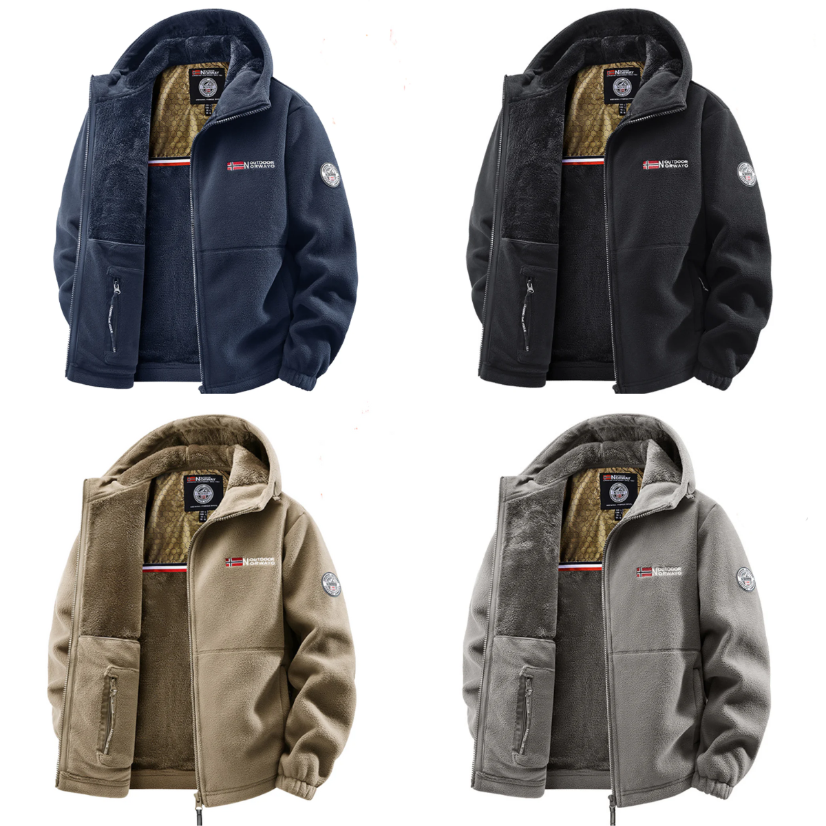 Norsk taktisk fleecejakke