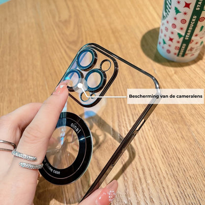 MagSafe-skal för iPhone [modell] – transparent (magnetiskt)