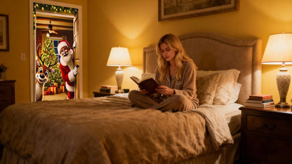 Jultomte dörrkarm dekoration