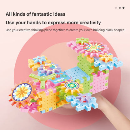 Pedagogiskt byggset: elektriska kugghjul