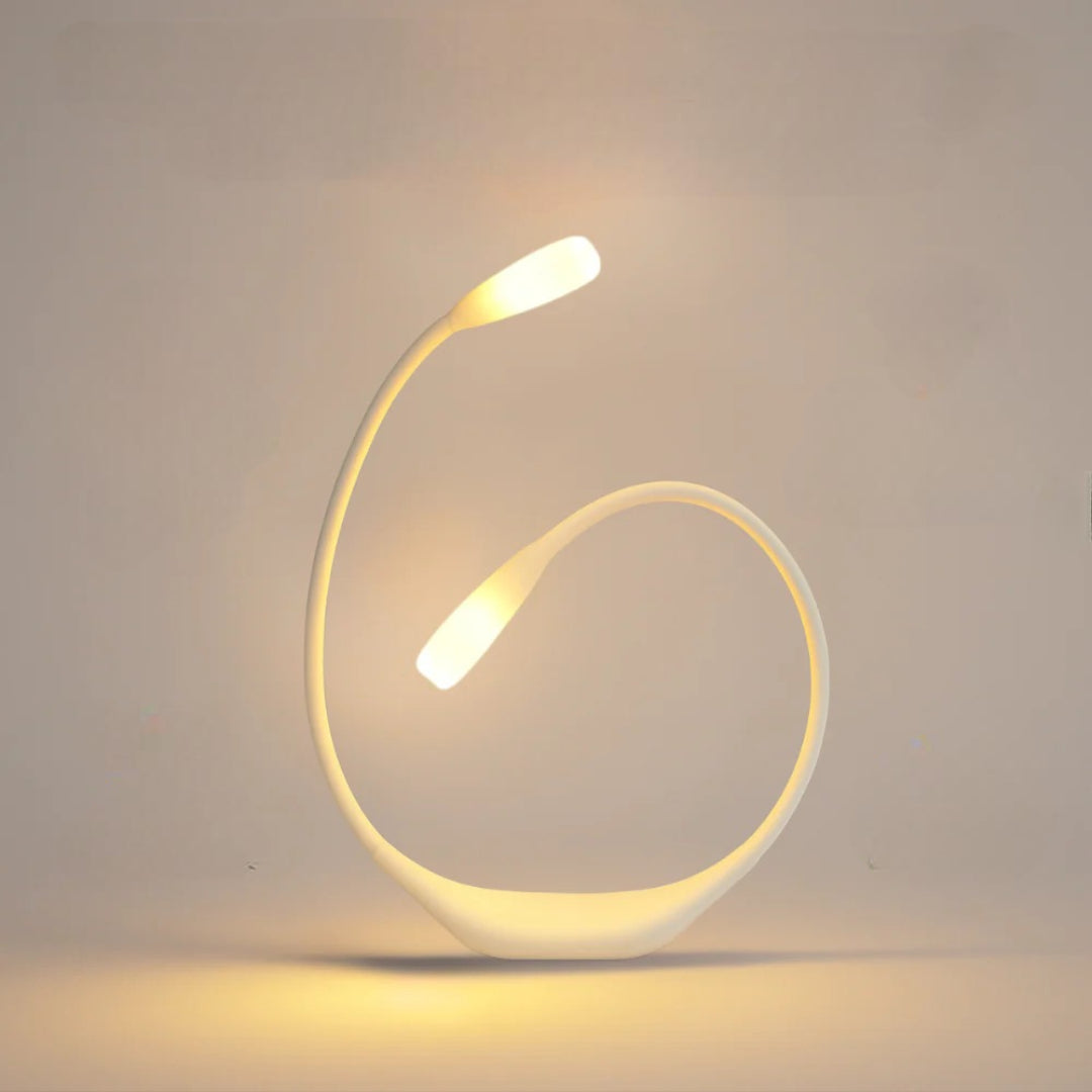 Uppladdningsbar LED-nacklampa för läsning och stickning (justerbar ljusstyrka)