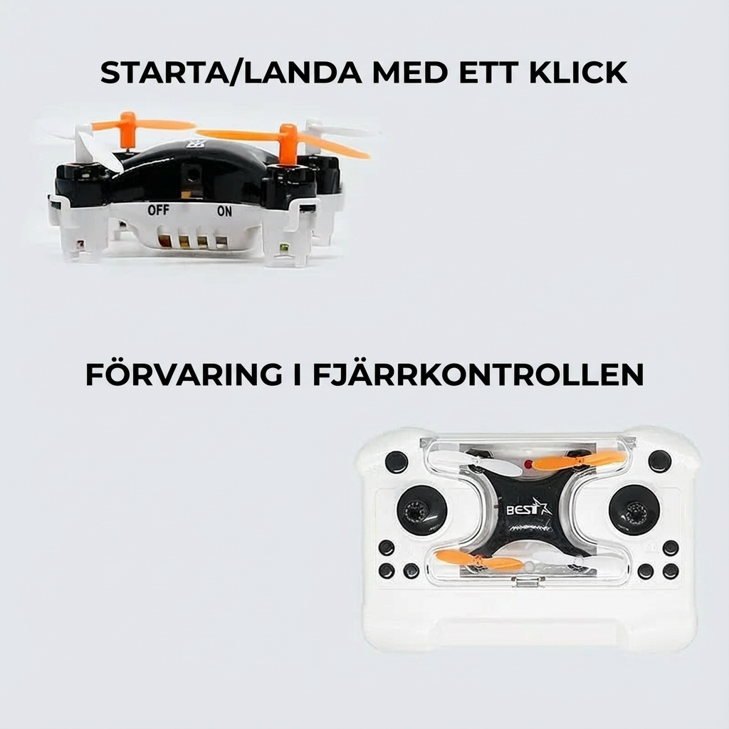 Mini-drönare startpaket – lär dig flyga enkelt
