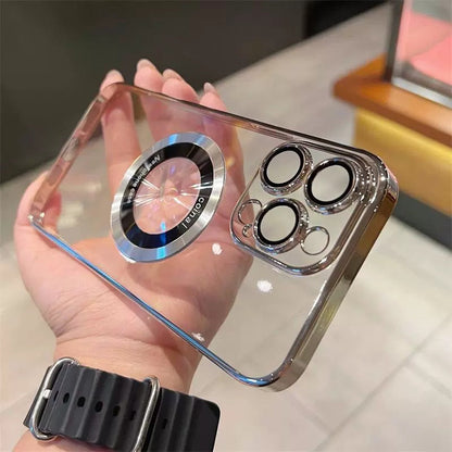 MagSafe-skal för iPhone [modell] – transparent (magnetiskt)