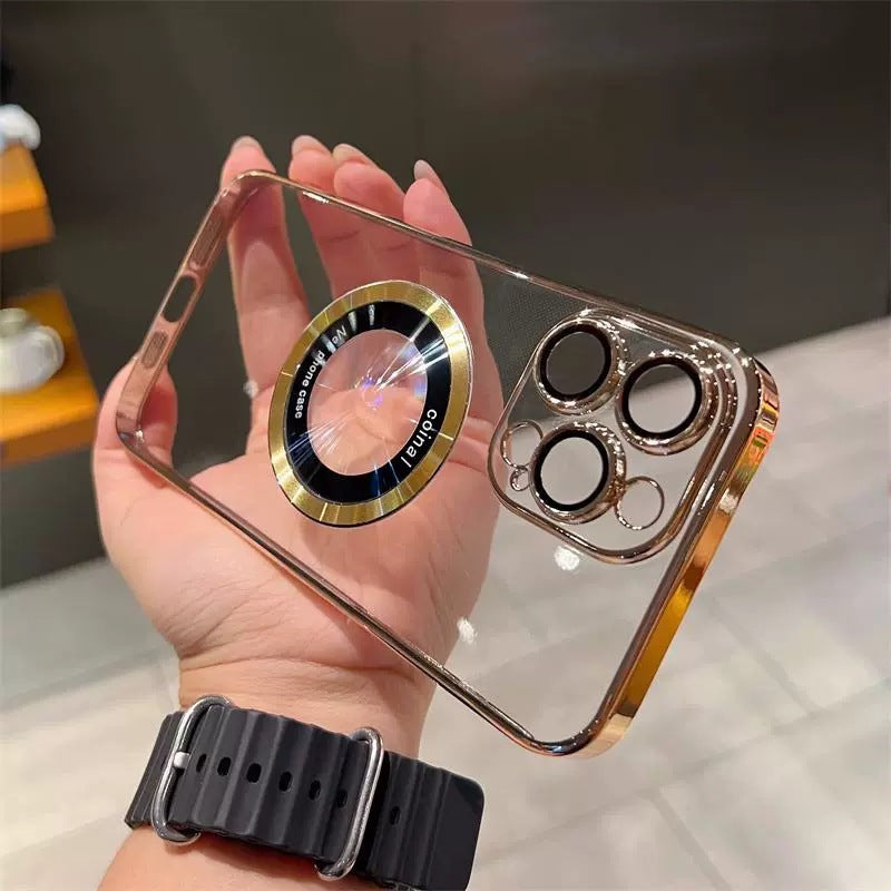 MagSafe-skal för iPhone [modell] – transparent (magnetiskt)
