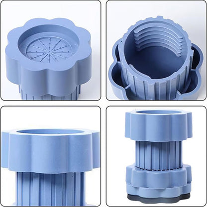 Stötdämpare och höjdjusterare för tvättmaskin