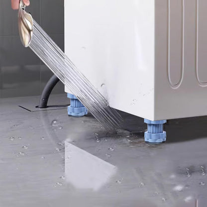 Stötdämpare och höjdjusterare för tvättmaskin