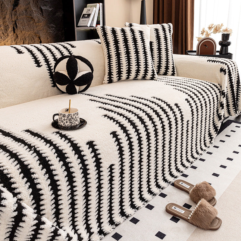 Husdjursäker halkfri plysch sofföverdrag