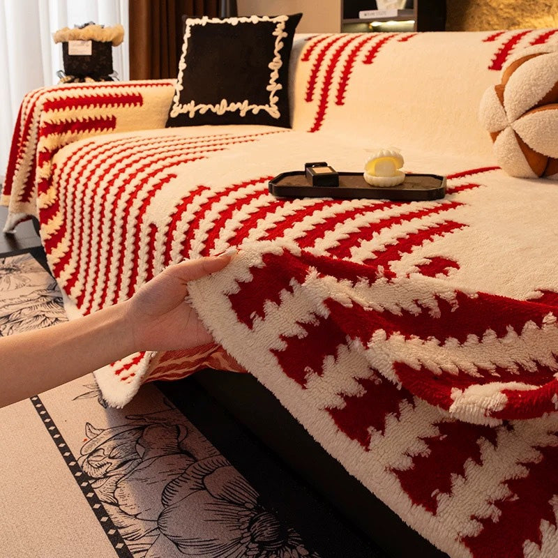 Husdjursäker halkfri plysch sofföverdrag