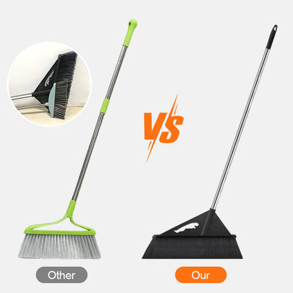 Stabil och hållbar trädgårdskvast med styva borst