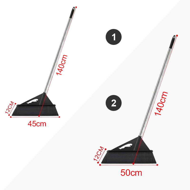 Stabil och hållbar trädgårdskvast med styva borst