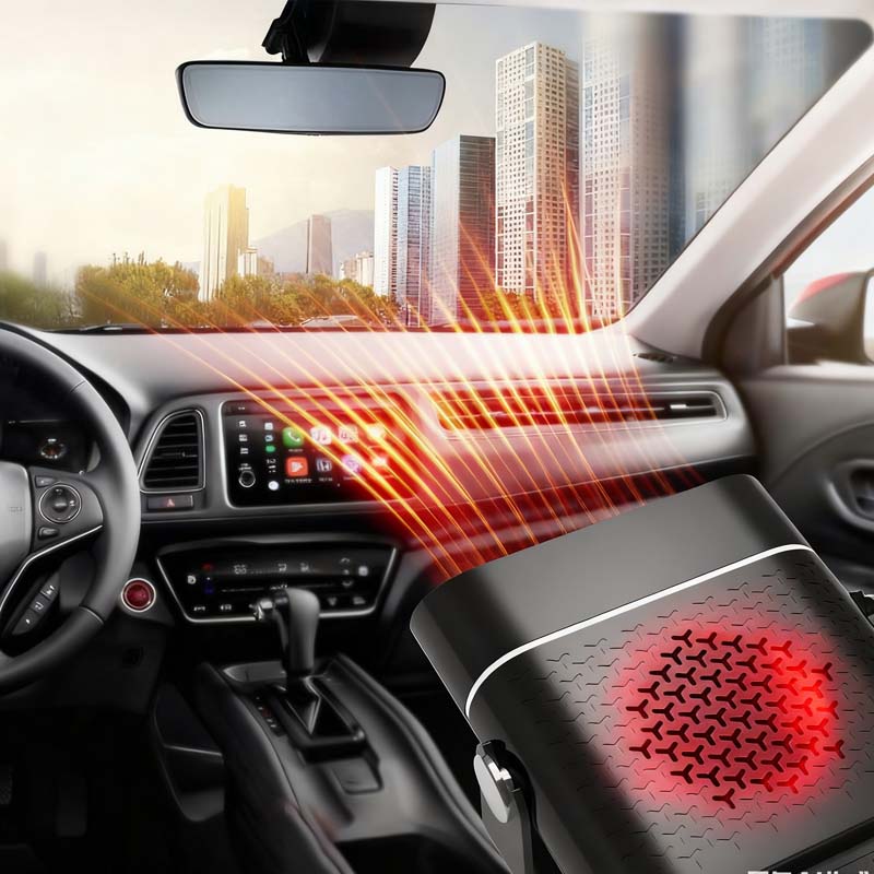 Snabb avfrostning och bilvärmare (2-i-1)