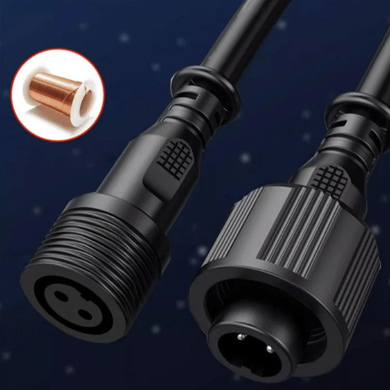 Vattentåligt solcellsljusset för trädgården