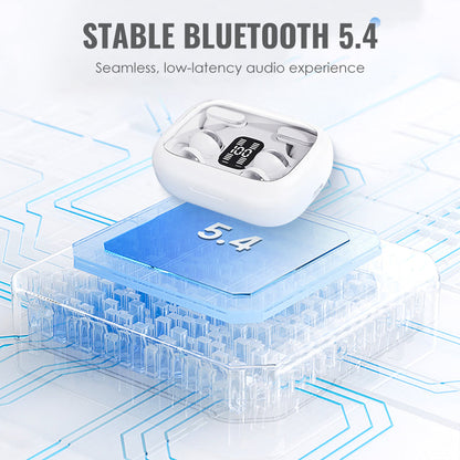 4-i-1 trådlösa hörlurar med LED-laddningsetui