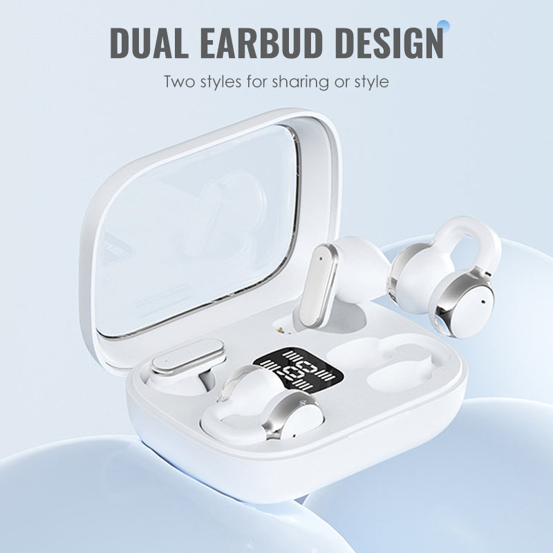 4-i-1 trådlösa hörlurar med LED-laddningsetui